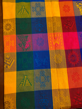 Load image into Gallery viewer, Beautiful Mexican Table Cloth / Colorful Squares / Aztec Patterns