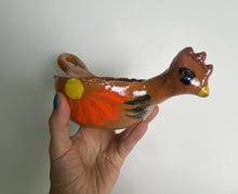 Load image into Gallery viewer, Adorable Gallinita / Chicken Salsa Terracota Bowl