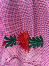 Load image into Gallery viewer, Artisanal Embroidered Apron - Pink - (L, XL)