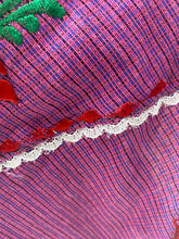 Load image into Gallery viewer, Artisanal Embroidered Apron - Magenta / XL