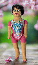 Load image into Gallery viewer, Mexican Cartoneria Lupita Doll - Pink