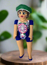 Load image into Gallery viewer, Mexican Cartoneria Lupita Doll - Blue