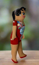 Load image into Gallery viewer, Mexican Cartoneria Lupita Doll - Red