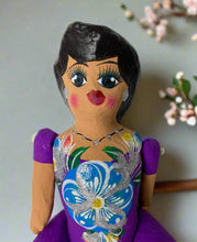 Load image into Gallery viewer, Mexican Cartoneria Lupita Doll - Purple 2