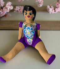 Load image into Gallery viewer, Mexican Cartoneria Lupita Doll - Purple 2
