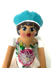 Load image into Gallery viewer, Mexican Cartoneria Lupita Doll - White 2