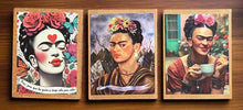 Load image into Gallery viewer, Set of 3 Beautiful Frida Kahlo Magnets