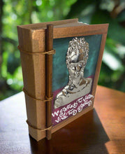 Load image into Gallery viewer, Handmade Artisan Blank Notebook Frida kahlo Embossed Design
