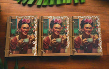 Load image into Gallery viewer, Handmade Artisan Blank Notebook Frida kahlo Boho Look