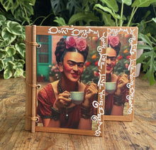 Load image into Gallery viewer, Handmade Artisan Blank Notebook Frida kahlo Boho Look