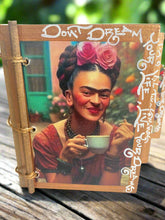 Load image into Gallery viewer, Handmade Artisan Blank Notebook Frida kahlo Boho Look
