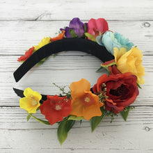 Load image into Gallery viewer, Rose Headband/Hand-Made Rose Crown/Floral Headband