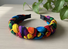 Load image into Gallery viewer, Hand-Made / Mexican Tehuana Fabric Braided Headband