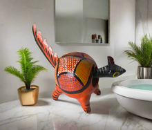 Load image into Gallery viewer, Cute Skunk Mini Alebrije With Bobble Head