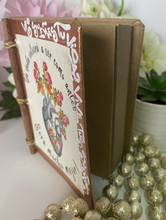 Load image into Gallery viewer, Beautiful Handmade Artisan Blank Notebook "Corazon"