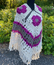 Load image into Gallery viewer, Hand-Made Mexican Artisan Gaban/Mañanita