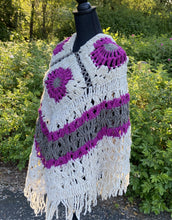 Load image into Gallery viewer, Hand-Made Mexican Artisan Gaban/Mañanita