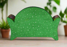 Load image into Gallery viewer, Beautiful Hand-Made Authentic Mexican Alebrije - Cat on Sofa - Green