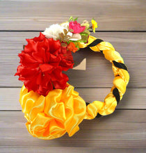 Load image into Gallery viewer, Set of Braided Headband/Floral Attachment / Trenza Istmeña Con Guia