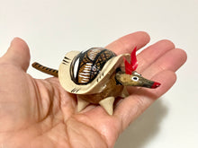 Load image into Gallery viewer, Hand-Made Bobble Head Armadillo Mexican Mini Alebrije