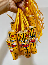 Load image into Gallery viewer, Hand-Painted / Jaguar Mexican Mezcal Reeds / Mezcalero de Carrizo