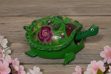Load image into Gallery viewer, Mexican Hand-Made Turtle from Oaxaca With Bobble Head - Green