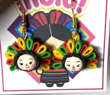 Load image into Gallery viewer, Beautiful Lele Doll Earrings