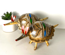 Load image into Gallery viewer, Beautiful Bobble Head Armadillo Alebrije