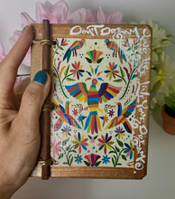 Load image into Gallery viewer, Beautiful Handmade Artisan Blank Notebook Otomi Mexican Design