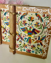 Load image into Gallery viewer, Beautiful Handmade Artisan Blank Notebook Otomi Mexican Design