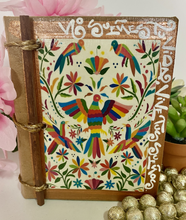Load image into Gallery viewer, Beautiful Handmade Artisan Blank Notebook Otomi Mexican Design