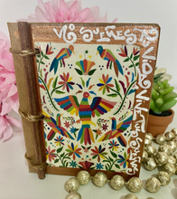 Load image into Gallery viewer, Beautiful Handmade Artisan Blank Notebook Otomi Mexican Design