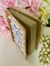 Load image into Gallery viewer, Beautiful Handmade Artisan Blank Notebook "Otomi - Blue"