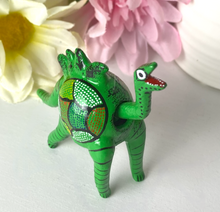 Load image into Gallery viewer, Beautiful Dinosour Alebrije with Bobble Head/Hand-Made/Mexican Folk Art