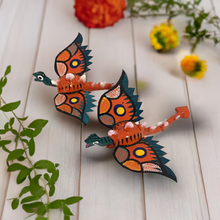 Load image into Gallery viewer, Beautiful Dragon Alebrije with Bobble Head/Hand-Made/Mexican Folk Art