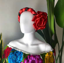 Load image into Gallery viewer, Braided Head Band With Bow/Trenza Tehuana con Moño