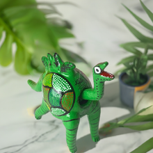 Load image into Gallery viewer, Beautiful Dinosour Alebrije with Bobble Head/Hand-Made/Mexican Folk Art