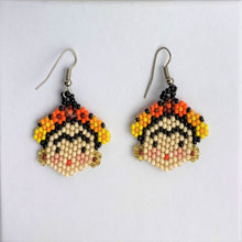 Load image into Gallery viewer, Hand-Made Frida Kahlo Small Earrings