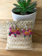 Load image into Gallery viewer, Hand-Made Alebrije Earrings in Small Palm Box