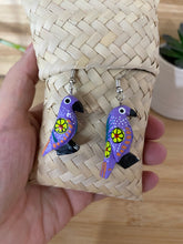 Load image into Gallery viewer, Hand-Made Alebrije Parrot Earrings