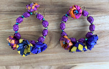 Load image into Gallery viewer, Beautiful Mexican Artisanal Palm Leaf Earrings/Statement Earrings/ Hand Made