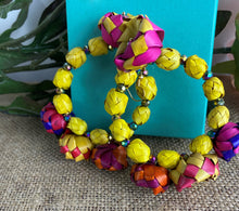 Load image into Gallery viewer, Beautiful Mexican Artisanal Palm Leaf Earrings/Statement Earrings/ Hand Made