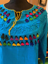 Load image into Gallery viewer, Muñequitas Embroidered Blouse (3/4 Sleeve) - Medium/One Size