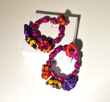 Load image into Gallery viewer, Beautiful Mexican Artisanal Palm Leaf Earrings/Statement Earrings/ Hand Made