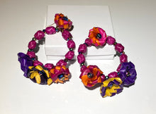 Load image into Gallery viewer, Beautiful Mexican Artisanal Palm Leaf Earrings/Statement Earrings/ Hand Made