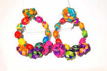 Load image into Gallery viewer, Beautiful Mexican Artisanal Palm Leaf Earrings/Statement Earrings/ Hand Made