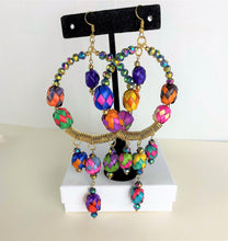 Load image into Gallery viewer, Beautiful Oversized Mexican Artisanal Palm Leaf Earrings/Statemen Earrings/ Hand Made