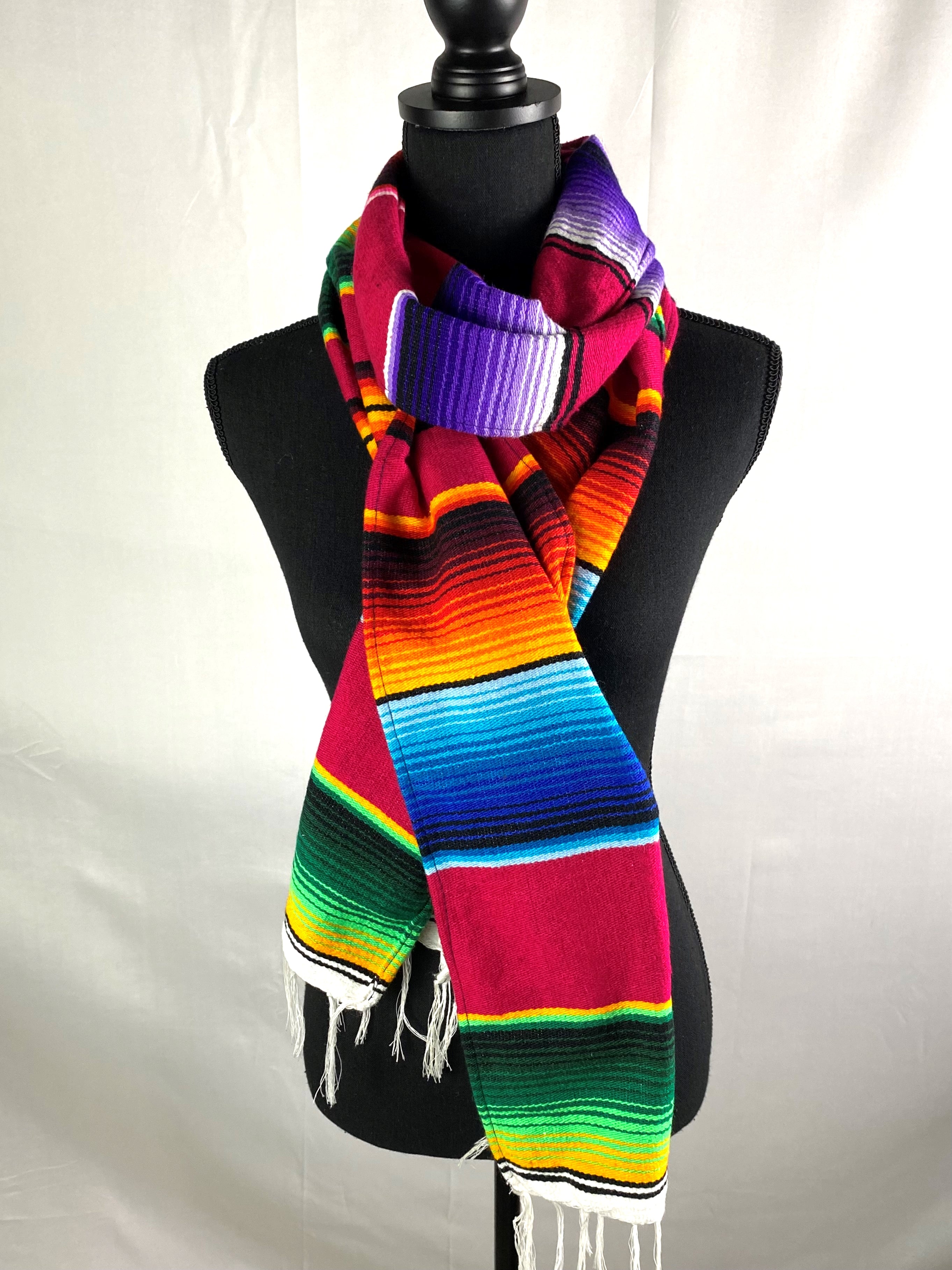 Mexistuff Alma Mia Sarape Silk Scarf