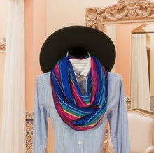 Load image into Gallery viewer, Cambaya Mexican Scarves/Colorful Infinity Scarves