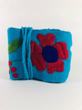 Load image into Gallery viewer, Hand-Embroidered Mexican Belt with Flowers
